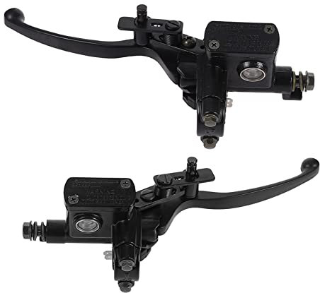 BESPORTBLE Hydraulischer Bremshebel Mit Parkhebel Für Atv Handbremshebel Für Motorrad Hauptbremszylinder Vorne Links Und Rechts Hydraulische Bremse Motorradzubehör