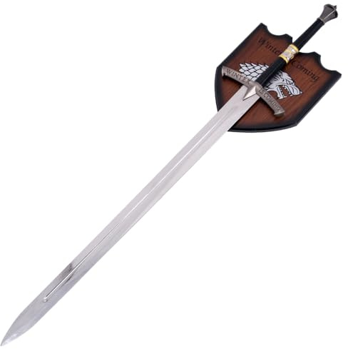 GoT Schwert - Jon Snow Longclaw Sword - Dolch - Dagger - Targaryen Messer - Stark Winter is Coming - LARP (Schwert Ice Scheide)
