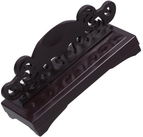 IMIKEYA Plastic Folding Fan Display Stand Sturdy Holder for Hand Fan Presentation Decorative Oriental Style Desktop Display Base Bracket