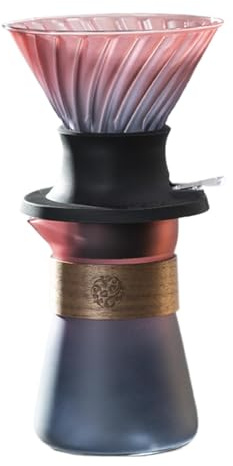 Ceprznvey Coffee Brewing Cup, Tea Drip Brew, Quick Filtration Easy Use Stylish Design Multi-Function Heat Resistant Non-Slip Base Compact Size Precision, Coffee Maker for Kitchen