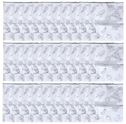 Sacchetti per alimenti riutilizzabili, sacchetti per congelatore, riutilizzabili, 30 pezzi, alternativa alla pellicola di alluminio per alimenti, panini, carne, pane