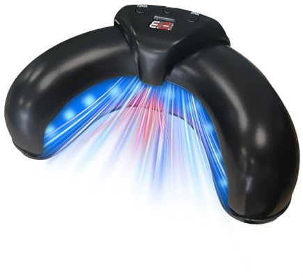 Dispositivo láser para hongos en las uñas, para varias uñas de manos y dedos de los pies, para uñas dañadas y decoloradas, con pantalla digital y función de temporizador (negro)