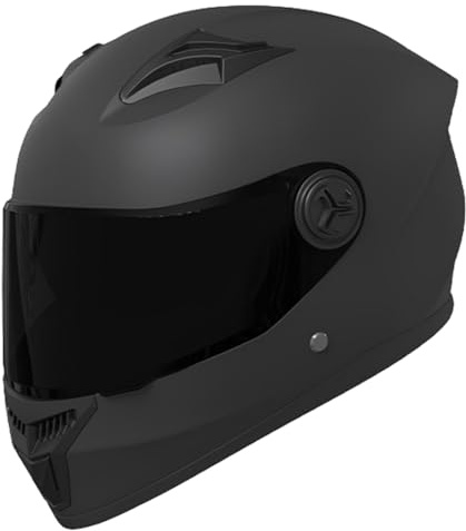 Casco Integrale Da Motocicletta | Con Doppia Visiera | Omologato ECE 22.06 | Unisex | Casco Da Motocross | Per Ciclismo Su Strada, Scooter, Ciclomotori G,54-62cm