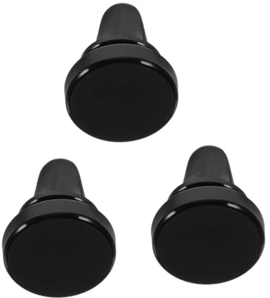 DIYEAH 3 Piezas Soporte Magnético para Teléfono y Tablet Rejilla de Aire de Coche Base de Goma Antideslizante Fijo y Compatible Smartphones Negro