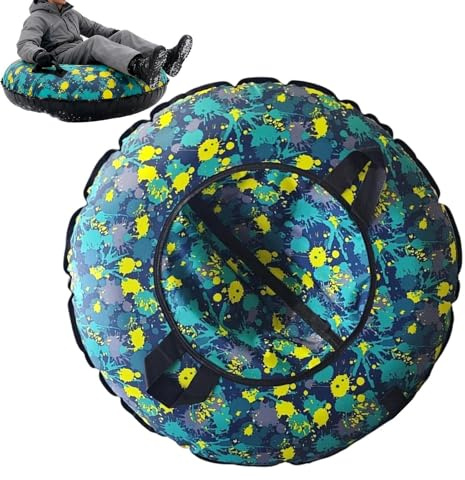 Tuyau de Luge Gonflable en PVC avec poignées, 104 cm, pour Les sollicitations, pour, Piscine, Hiver, extérieur, Camping, pêche, Prairie