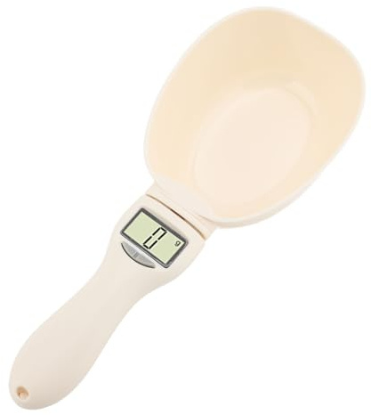 Bewinner Bilancia Dosatrice Digitale con Display LCD, Bilancia da da 1 G a 800 G con 5 unità (/ml/cup/oz/fl.oz), Misurino per Alimenti per Dolci, caffè, Alimenti per Animali Domestici