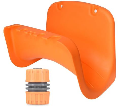 Schlauchhalter Wandhalterung, Wasserschlauchtrommel, PP-Schlauchhalterung, Gartenschlauchaufbewahrung, Outdoor-Gartenschlauch-Aufhänger, Schlauchstützhalterung, Wandmontage, Schlauchhalter,