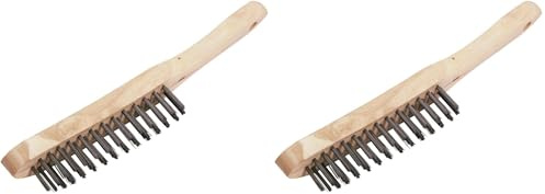 Draper 31570 4 Row Wire Scratch Brush, 290mm (Pack of 2)