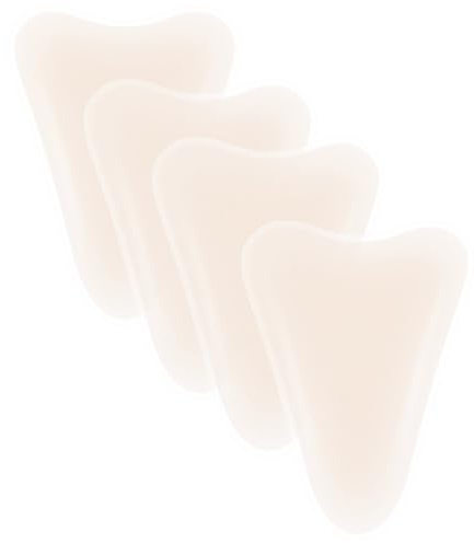 TTPSRY 4 Pièces Adhésif Camel Concealer Toe Réutilisable Privées Silicone Insertable Pad Traceless Invisible Forme en Y pour Femmes Leggings Legging de Yoga Maillots de Bain Étanche Couverture Pad
