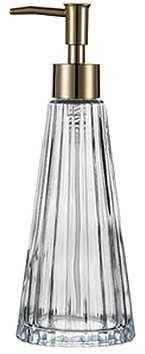 Dispensadores de ducha de 300 ml, estilo nórdico, luz de lujo, paraguas, botella de loción de vidrio, botella dispensadora de jabón para el hogar, botella dispensadora de gel de ducha