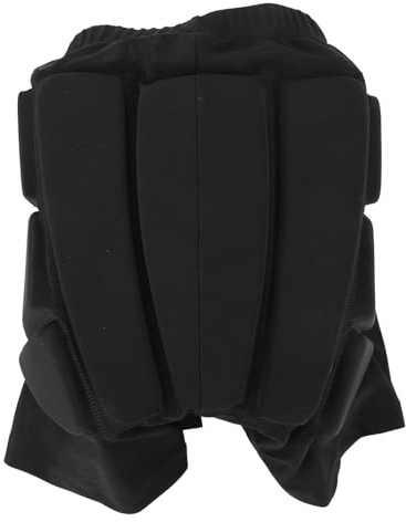 Fockety Pantalones Cortos Protectores Acolchados, Almohadillas 3D de Protección de la Cadera Eva, Engranaje de Impacto de Almohadilla de Choque Transpirable Suave y Absorbente para (XL)