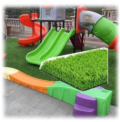Rouleau de Gazon Artificiel découpable/Gazon synthétique avec Trous de Drainage,Gazon synthétique réaliste for Jardin, terrasse et décoration(1x10m/3x33ft)
