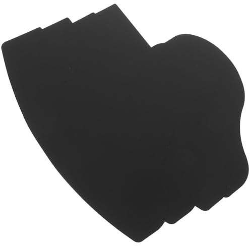 Generic Carte de Mise de Barbe pour Hommes, Gabarit Plastique Noir 4 Pièces, Outil Amélioration Ligne de Cheveux Spray Fibres Capillaires, Accessoire Coiffure Masculin Précis et Portable
