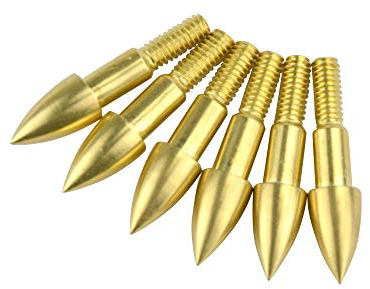 MILAEM 50 pièces Pointe de flèche de tir à l'arc tête de flèche 75 Grains Broadheads à Visser Point de flèche de Chasse pour Arc Classique et Arc à poulies (Jaune)