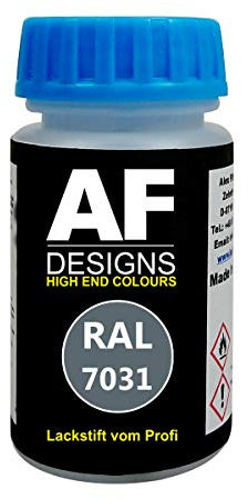 Alex Flittner Designs Lackstift RAL 7031 BLAUGRAU matt 50ml schnelltrocknend Acryl