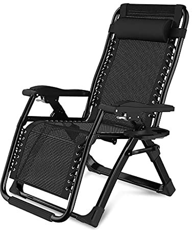 TONZN Tragbare 72 cm Liege Garten Sonnenliege Gartenstuhl Air Comfort Leichter Sessel Klappbarer Strandstuhl Angelstuhl (R)