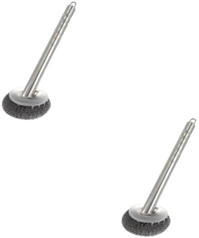 Ipetboom 2stücke Edelstahl Reinigungspinsel Für Küche Langer Griff Langlebige Und Effektive Stahldrahtbürste Zur Gründlichen Reinigung Von Töpfen Pfannen Und Grill Hochwertiges