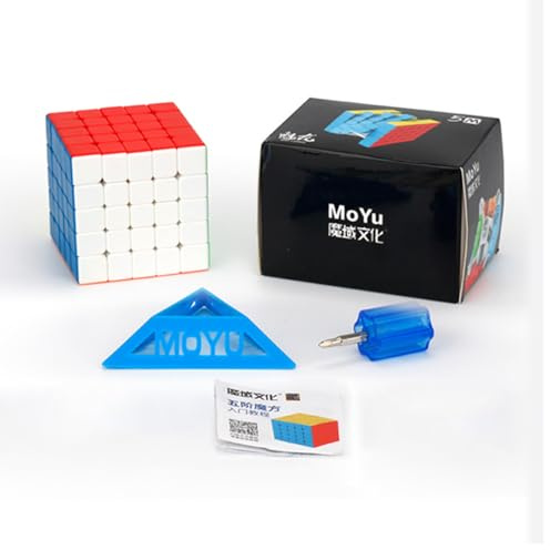 Meilong 5M Zauberwürfel, 5x5 Magnetischer Geschwindigkeitswürfel Puzzlewürfel Flexible 3D Rätsel für Würfelliebhaber