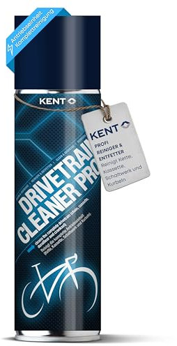 KENT BIKE Drivetrain Cleaner – Ketten- & Antriebsreiniger für Fahrrad & E-Bike – Hochwirksames Reinigungsspray für den Antriebsstrang – Reinigt & entfettet Kette, Kassette, Schaltwerk, Kurbeln