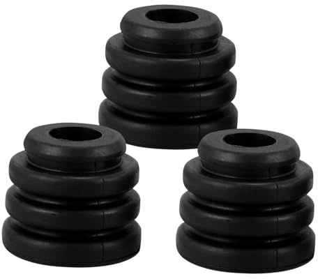 TOPPERFUN 3stücke Gummipuffer Für Klimaanlagen Anti-vibrations-montagehalterungen Stoßdämpfende Pads Für Kompressoren Geräuschreduzierende Gummimatten Für Außenanlagen