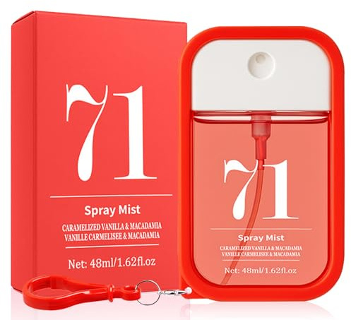 Parfüm Bodyspray Damen,48ml Fruchtiges Body Mist Mit Haken,Long Lasting Fragrance Spray,Hair and Body Fragrance Mist,Parfum Damen,Damenparfum Körperspray für Reisen,Urlaubsreise,Gift for Women