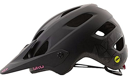 Giro Cartelle MIPS Womens Mountain Cycling Helmet - Medium (55-59 cm), Matte Black/Pink (2019)