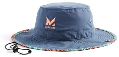 MISSION Cooling UPF Bucket Hat - Unisex Sun Hat for Hiking, Golfing & Fishing - Sweat & Water Activated Technology