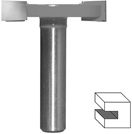 Scheibennutenfräser HM Fräsbreite 6,35 mm, Schaft 8 mm, Fräser Ø 32 mm