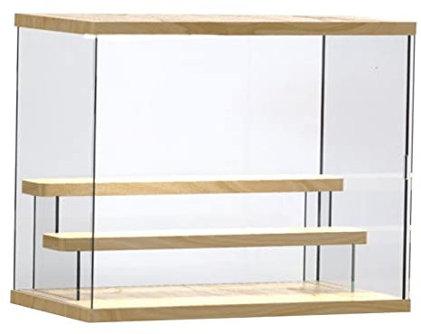 Colcolo Acryl Display Schaukasten mit Licht Action-Figur Desserts Kosmetikaufbewahrung Transparente Abdeckung Display-Ständer Sammlungen Organizer - 3-Schicht
