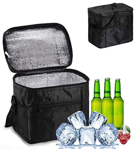 Klein Kühltasche Picknicktasche, Eistasche Picknick Faltbar Thermotasche Lsoliertasche Kühltasche Lunch Tasche für Outdoor Reisen Picknic Camping