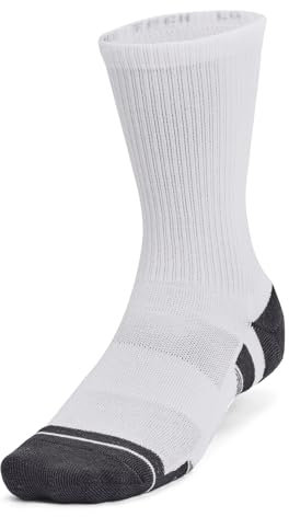 Under Armour Performance Tech High 3er Socken Weiß Weiss, L Herren