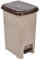 URBNLIVING 8L or 40L or 15L Slim Recycling Kitchen Step On Pedal Bin With Inner Insert Liner Pocket and Lid for Home and Office (40L Cappuccino)