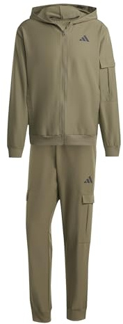 adidas Uomo CARGO TRACKSUIT, Olive Strata, S