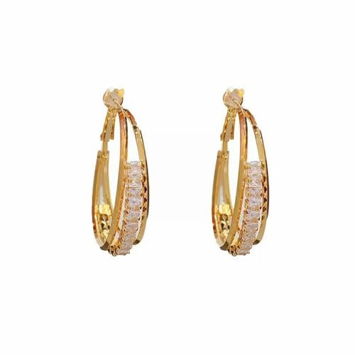 Stylo Accessoires Kits d'oreilles en alliage pour femme, nouvelle, sens de la lumière, aiguille, super, bijoux d'oreille Moules Découvertes Nettoyeur Kits (Gold, One Size)