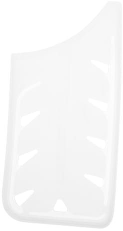 KICHOUSE Vaina de cuchillo de cocina protector de dedos para cortar alimentos protector de cuchillo Cubrir universal acero protector de nudillos de dedos el plastico blanco
