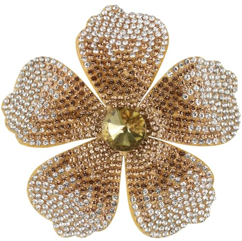Mecool Pince à cheveux Les roses - Broche - Bijou de tête - Fleur - Épingle à cheveux - Accessoire pour femmes et filles