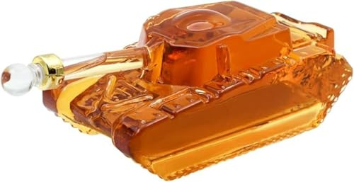 Juego de decantador de whisky esculpido en 3D para motocicleta, tanque y animal, botellas de vidrio soplado a mano de 300 ml a 500 ml para decoración del hogar, bar, regalos únicos para hombres