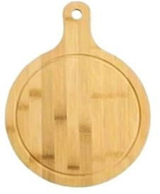 LSNNMU Käseplatte Schneidebrett mit Griff, Holztablett, rund, rechteckig, for Schälen von Pizza, for Schneiden Lebensmitteln, Brot, Obst und Gemüse(Log colorB)