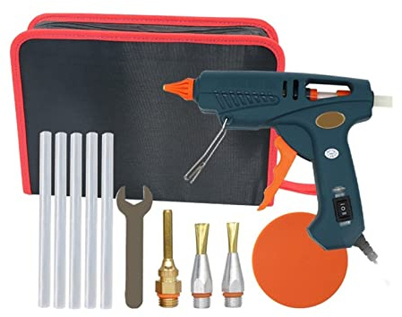TRDEWR Borsa for Attrezzi for Pistola for Colla for A Caldo Ugello in Rame for Stick da 11 Mm Home Craft A for Adesivo Fai-da-Te Riscaldamento Rapido(Set G)