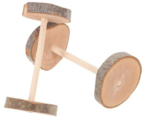 FIXOSHEE 2 Stück-Pack Holzspielzeug für Katzen Kauspielzeug aus Silberrebe zur Zahnpflege und Stressreduktion Beim Transport für Kätzchen und Katzen Zufälliger Stil