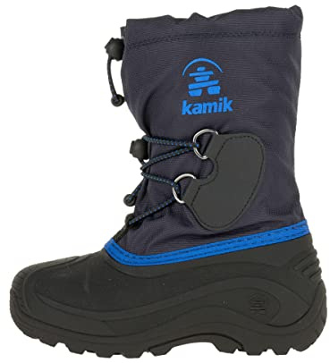 Kamik Unisex-Kinder Southpole4 Winterstiefel, Blau (Navy), 27 EU