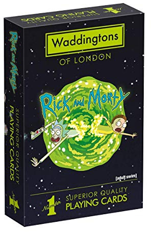 Number 1 Spielkarten Rick & Morty Englisch