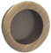 Universal Hardware 45mm Finger Pulls Handle Recessed Edge Flush Fitting Pocket Insert Wardrobe Sliding Doors (Bronze)