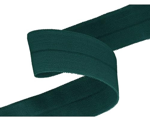 Falzgummi 100m Faltgummi 20mm hochelastisch Faltgummi Schrägband Saumband Farbwahl