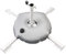 MaxAwe Base pieghevole per ombrellone da giardino, colore bianco, regolabile, con sacca d'acqua, fino a 10 kg di acqua, in metallo resistente, supporto a croce per ombrellone da patio, albero di