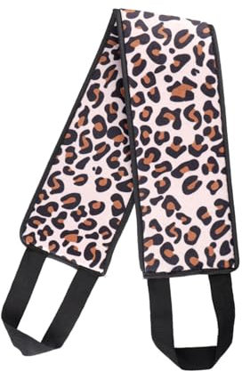 FOMIYES Leopard Print Back Applicator Band Self Tanner Lotion Applicator Strip for Easy Application of Tanning Oil on Back Sunless Tanning Accessory for Body