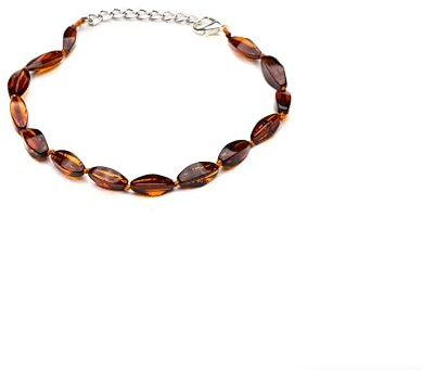 AMBERAGE Adult Amber Bracelet Adjustable (Cognac)