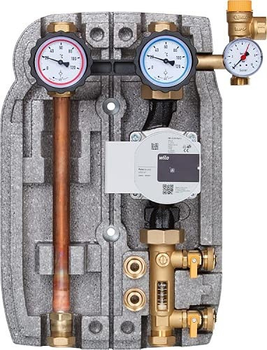 Solarstation Easyflow Typ 2 HE mit Wilo Hocheffizienzpumpe Solar Solarthermie 2HE-2-12L-9702463