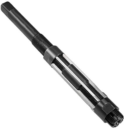sourcing map Adjustable Hand Reamer 23-26mm High Speed Steel H8 6 Straight Flutes Milling Cutter Tool Metric Reaming Drill Bit for Metal