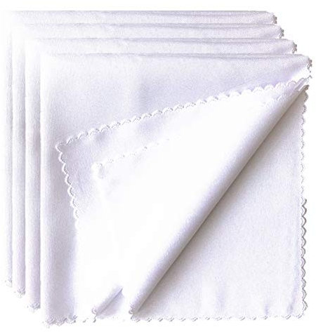 Aisszhao Napkins Cloth-Table Napkin White Dinner Cloth Napkins Dinner Napkins Durable Hotel Quality Table Cloth,Christmas Dining Decoration for Home,Wedding,Hotel,Banquet Parties,Xmas Events